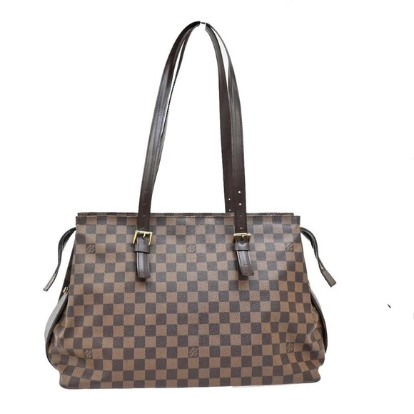 LOUIS VUITTON Chelsea Shoulder Tote Bag Damier Leather BN France N51119 74KA718 - Picture 3 of 16